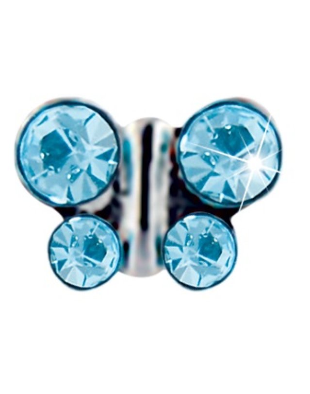 FARFALLA 6MM ACQUAMARINA FARFALLA 6MM ACQUAMARINA