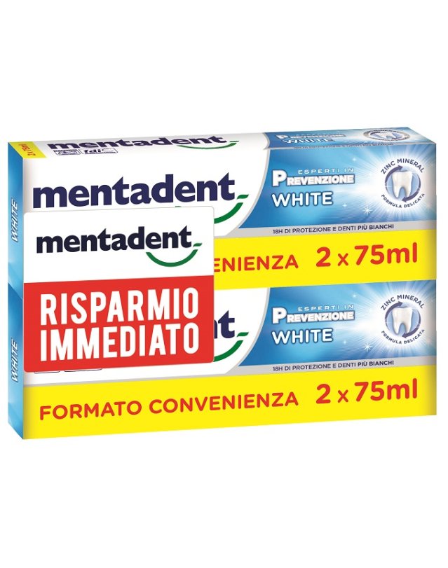 MENTADENT B White 2x75ml