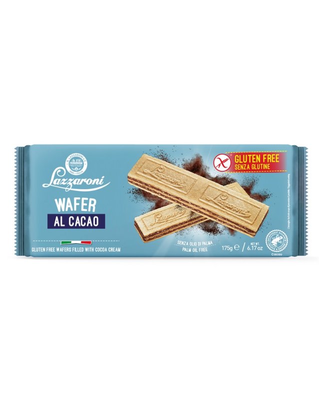 LAZZARONI WAFERS CACAO 175G