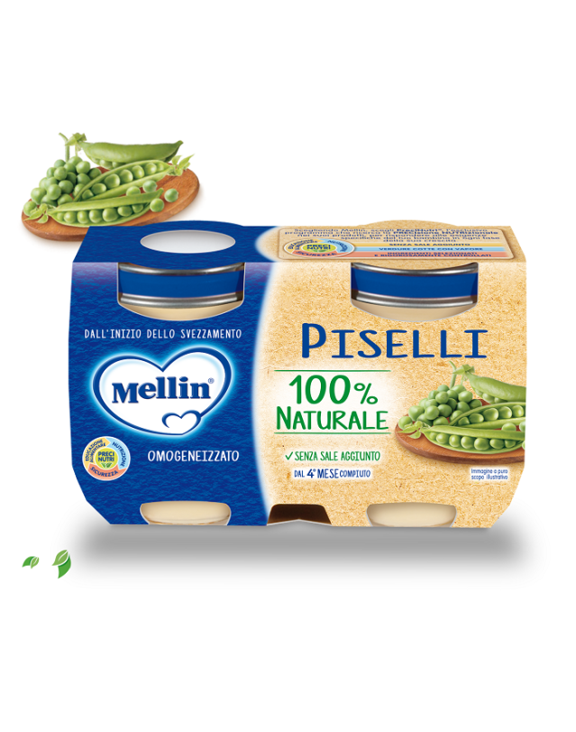 OMO MELLIN Piselli 2x125g