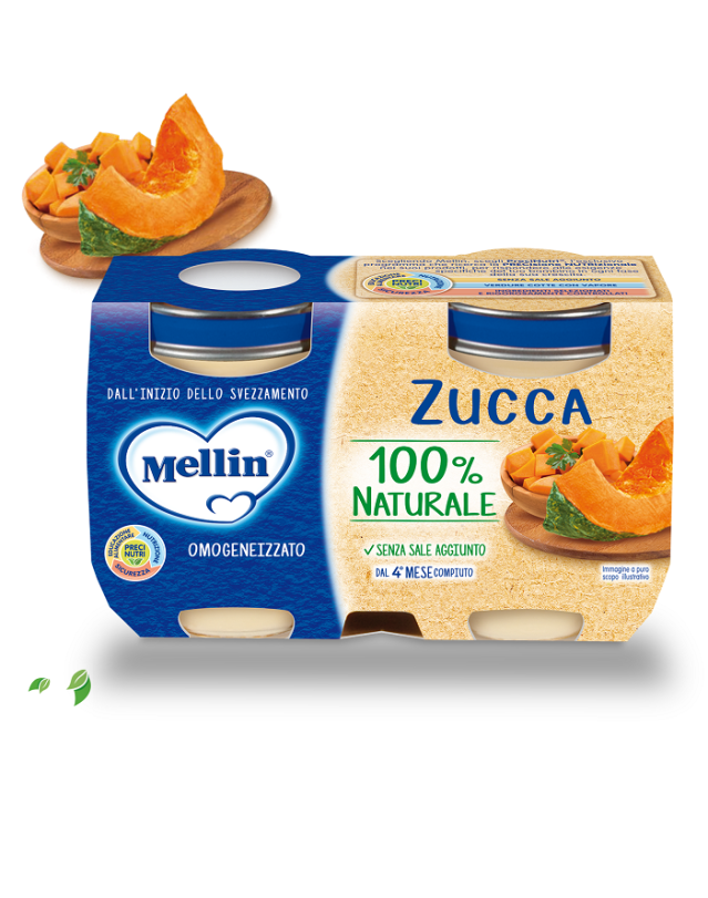 MELLIN-OMO ZUCCA 2X125G