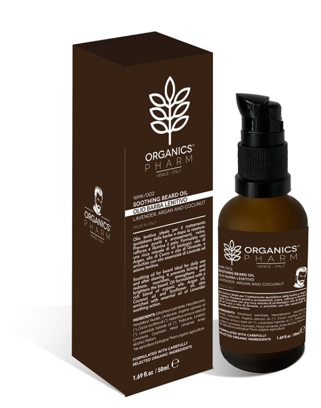 ORG PH SOOTHING BEARD OIL 50ML