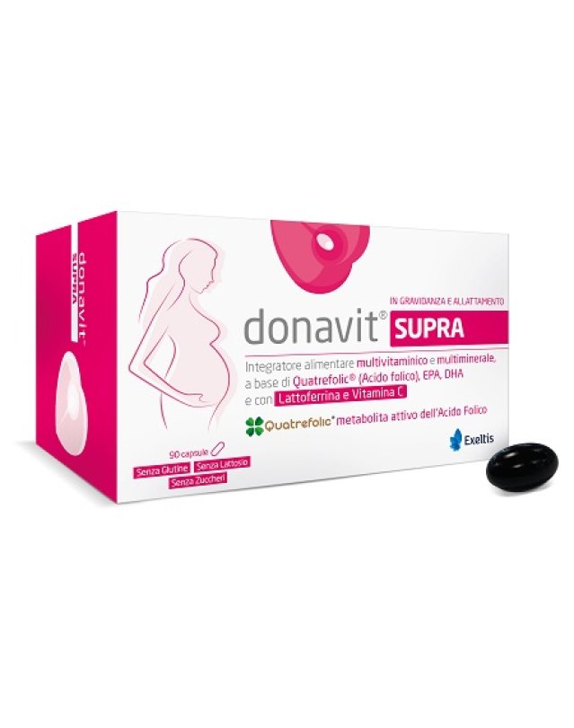 Donavit Supra 90 capsule - Integratore per la donna in gravidanza 