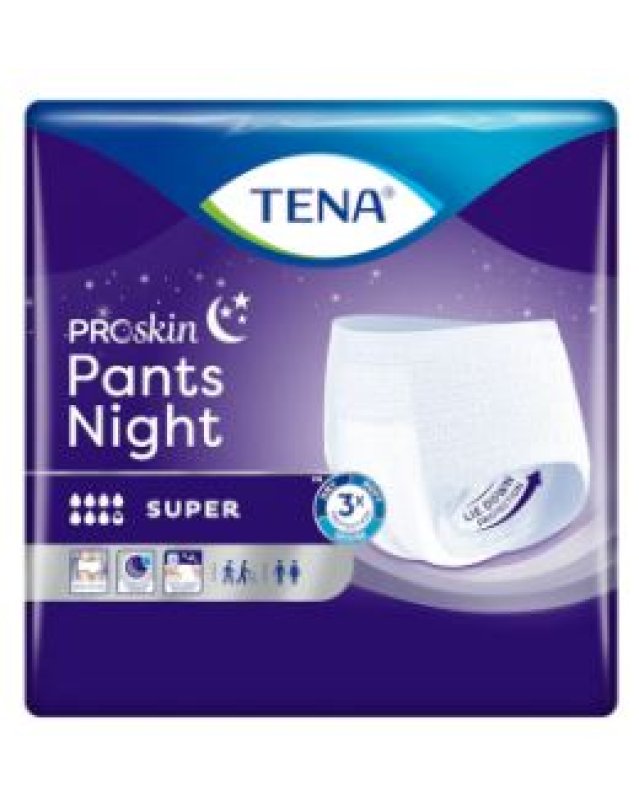 TENA PANTS NIGHT L 10PZ