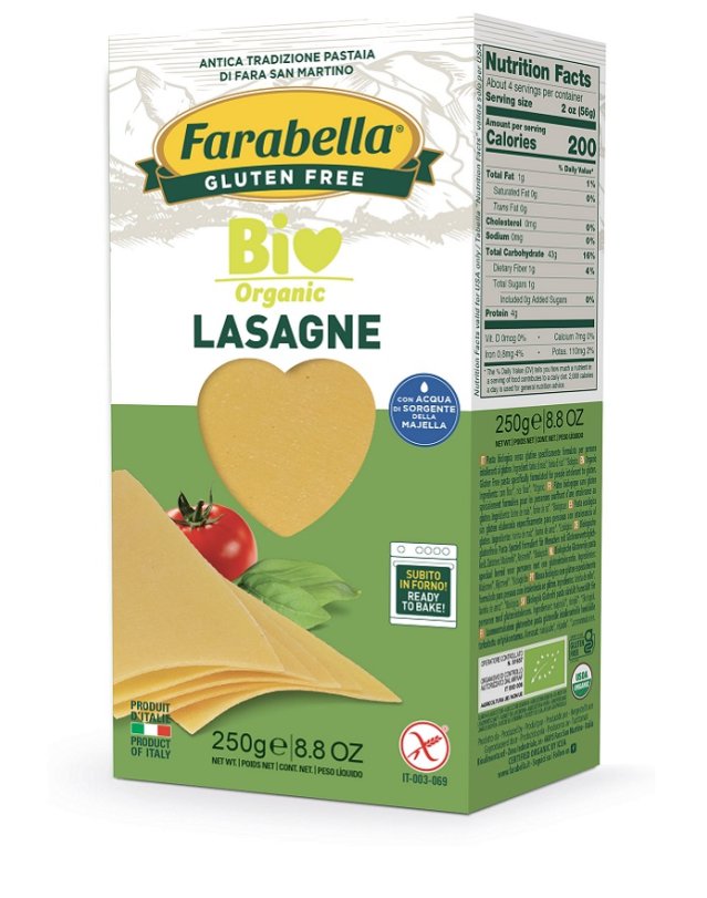FARABELLA Lasagne Bio 250g