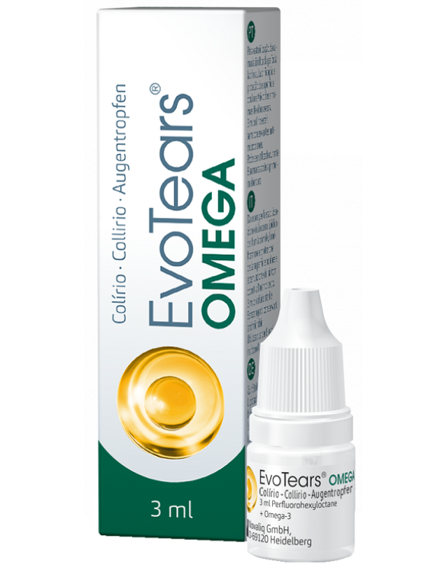 Evotears Omega Collirio Oftalmico 3 ml- collirio lubrificante