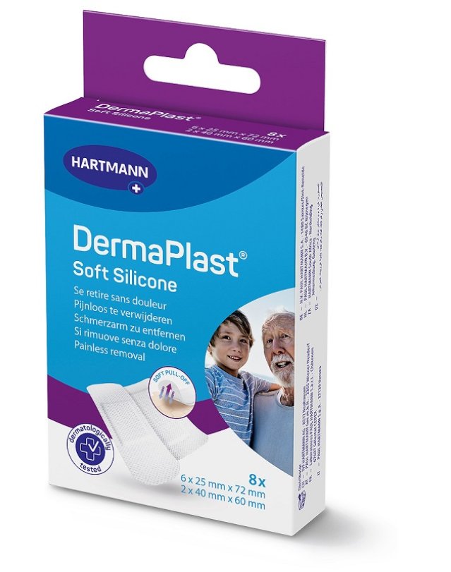 DERMAPLAST Soft Sil.2 form.8pz DERMAPLAST Soft Sil.2 form.8pz
