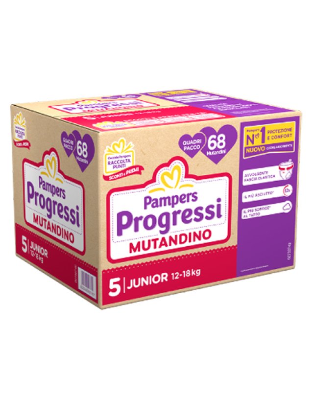 PAMPERS PROG MUT QUADRI J 68PZ