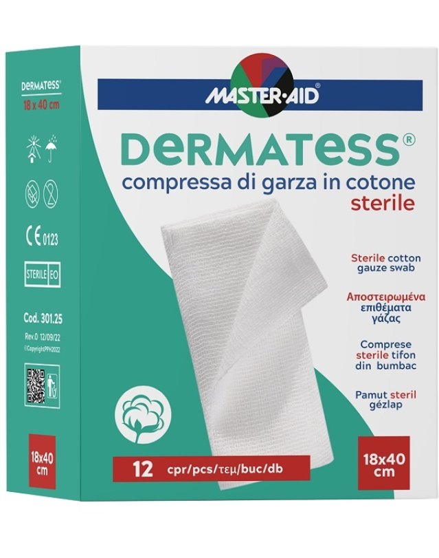 DERMATESS COT GARZA 18X40 12PZ