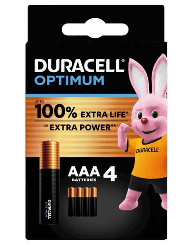 DURACELL OPTIMUM AAA B4*4pz