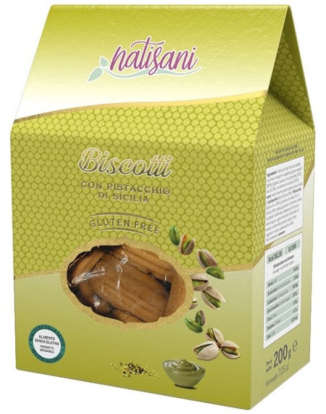 NATISANI Bisc.Pistacchio 200g NATISANI Bisc.Pistacchio 200g