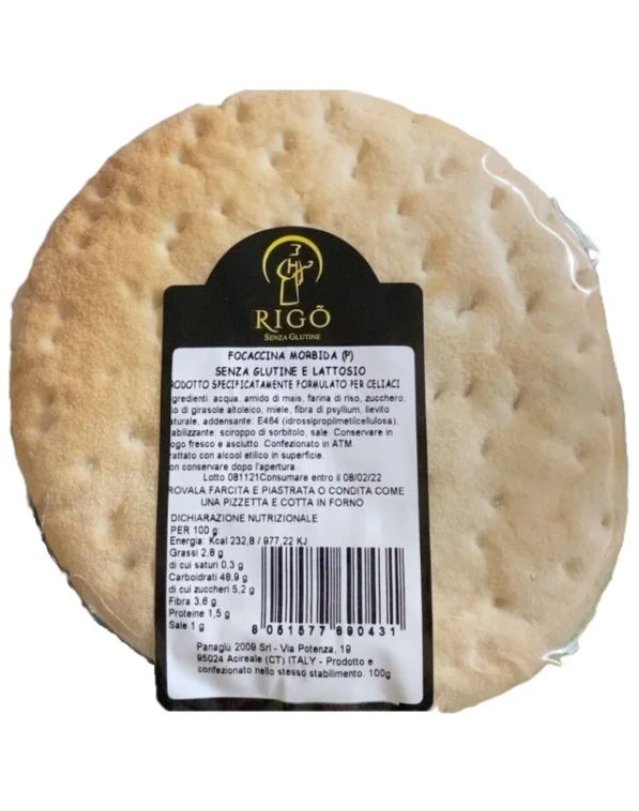 RIGO'Focaccina Morb.100g