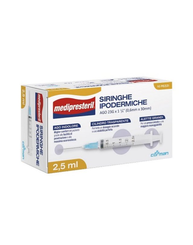 MEDIPRESTERIL SIRINGA 2,5ML