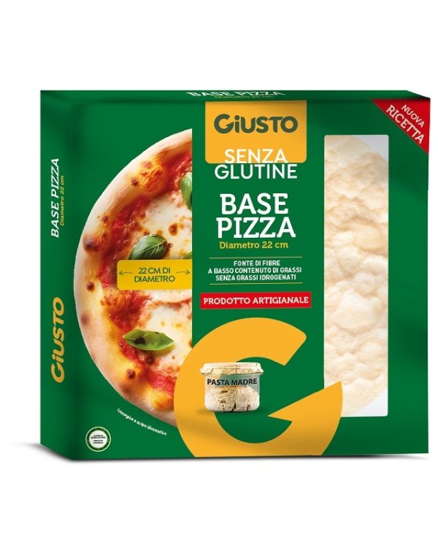 GIUSTO S/G BASE PIZZA 190G