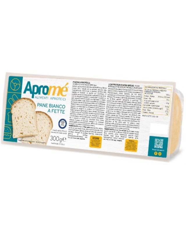 APROME'Pane Bianco Fette 300g