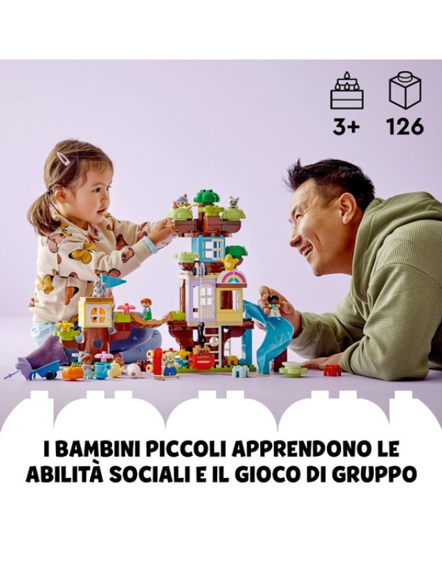 LEGO DUPLO TOWN CASA SULL'ALBERO 3 IN 1 10993