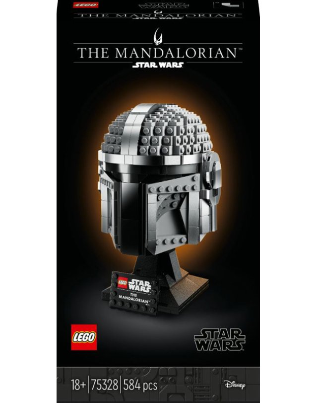 LEGO STAR W CASCO MANDALORIANO