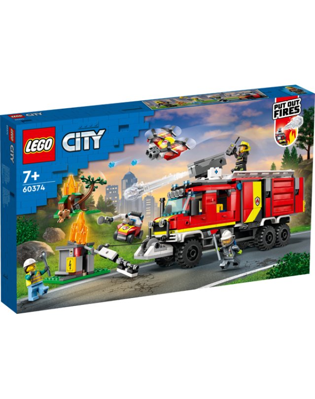 LEGO City Fire 60374 Autopompa dei Vigili del Fuoco