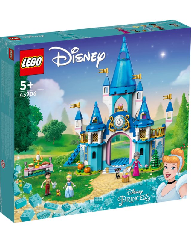 lego 43206 disney princess il castello di cenerentola