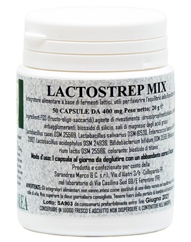 LACTOSTREP MIX 400mg 50Cps SAR