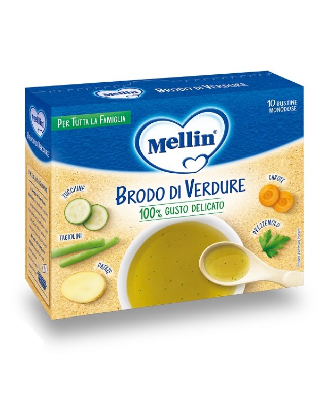 MELLIN BRODO DI VERDURE 10X8G