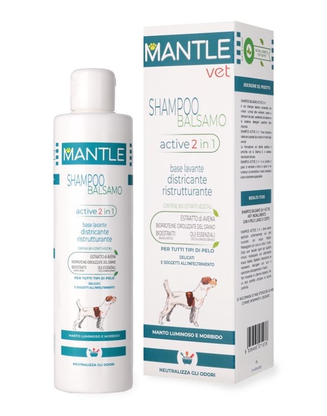 MANTLE VET SHAMPOO 2IN1 250ML