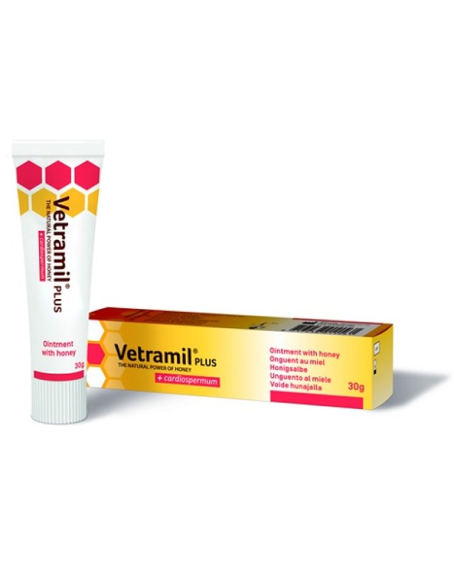 V VETRAMIL PLUS UNGUE.MIELE 30GR