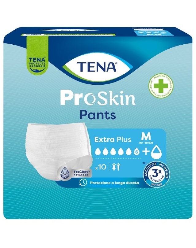 TENA PANTS EXTRA PLUS M 10PZ