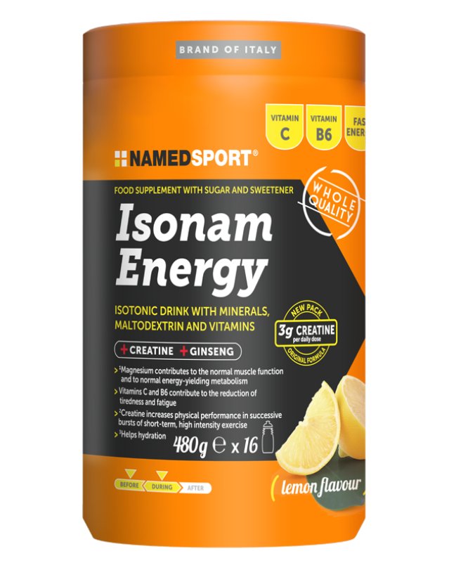 ISONAM ENERGY LEMON FLAV 480G NA ISONAM ENERGY LEMON FLAV 480G NA