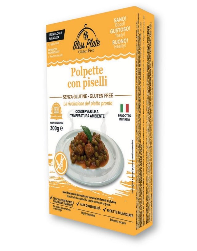 BLISS PLATE Polpette C/Piselli