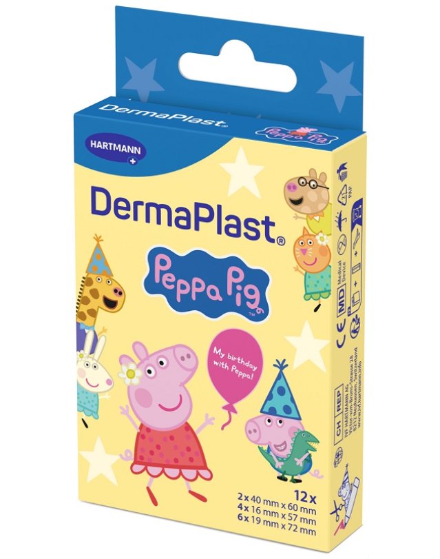 DERMAPLAST PEPPA PIG 3form.12p DERMAPLAST PEPPA PIG 3form.12p