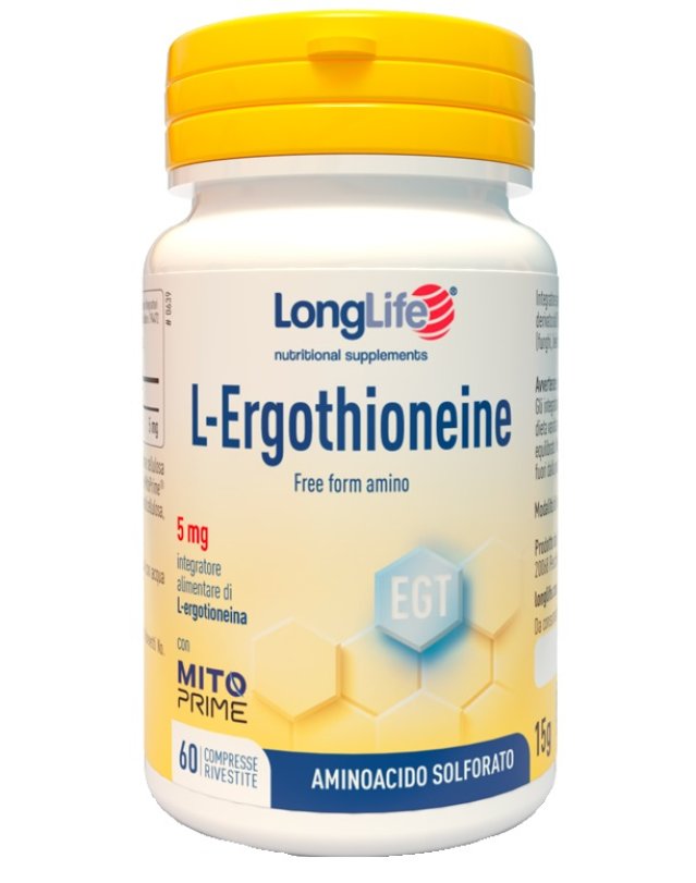 LONGLIFE L-ERGOTHIONEINE 60Cpr