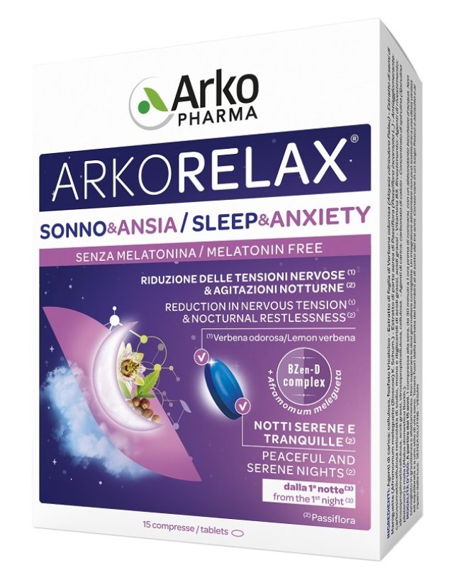 ARKORELAX Sonno&Ansia 15Cpr