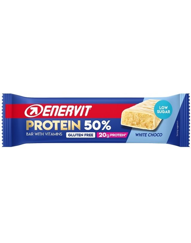 ENERVIT SPORT PROT BAR 50% WHI ENERVIT SPORT PROT BAR 50% WHI