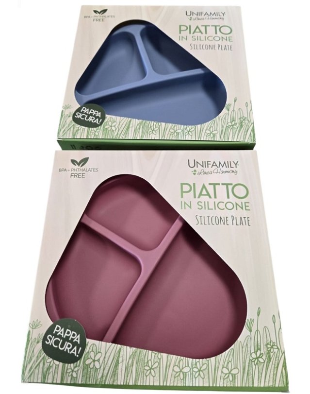 Unifamily Piatto Pappa Scom Bl