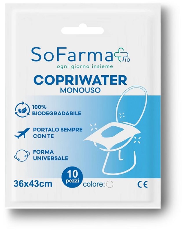 COPRIWATER MONOUSO 10PZ SF+ COPRIWATER MONOUSO 10PZ SF+