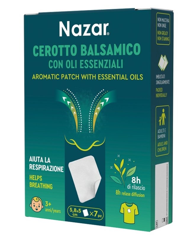 NAZAR CEROTTO BALSAMICO C/OE 7PZ NAZAR CEROTTO BALSAMICO C/OE 7PZ