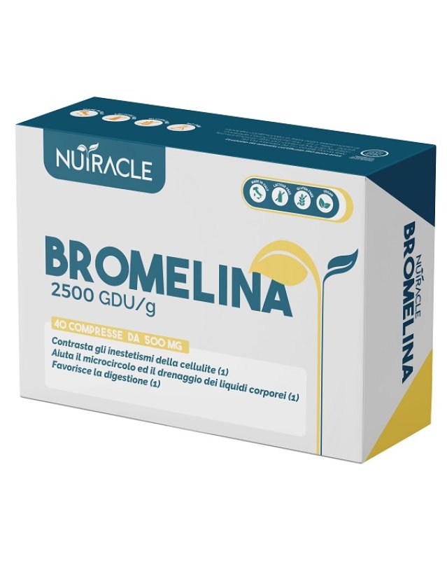 NUTRACLE BROMELINA 40Cpr 500mg