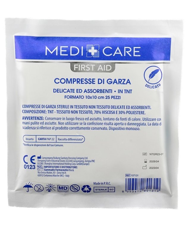 GARZA TNT 10X10CM 25PZ