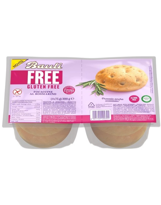 BAULI FREE Focaccine Rosmarino