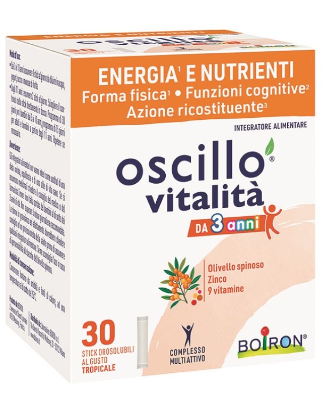 OSCILLO VITALITA' 3+ 30STICK