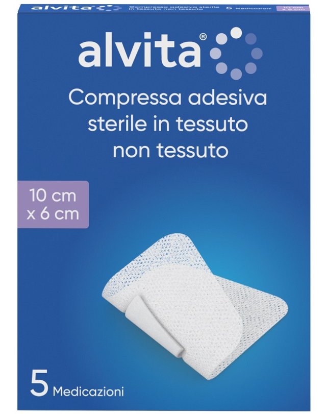 ALVITA GARZA ADES TNT 10X6 5PZ ALVITA GARZA ADES TNT 10X6 5PZ