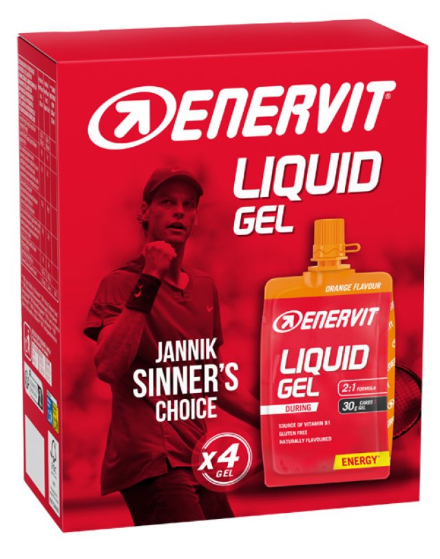 ENERVIT SPORT LIQ.GEL ARANCIA 4P