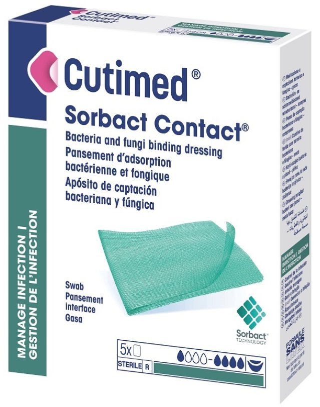 CUTIMED SORBACT CONT 7X9CM 5PZ