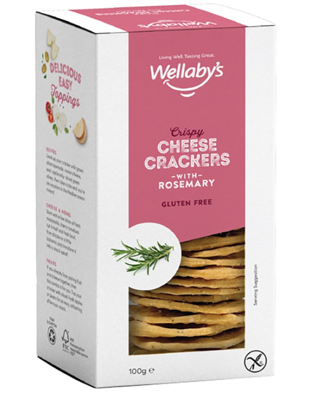 WELLABY'S Crackers Rosm.100g