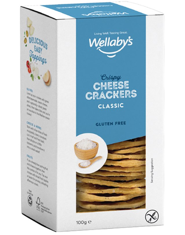 WELLABY'S Crackers Cheese 100g