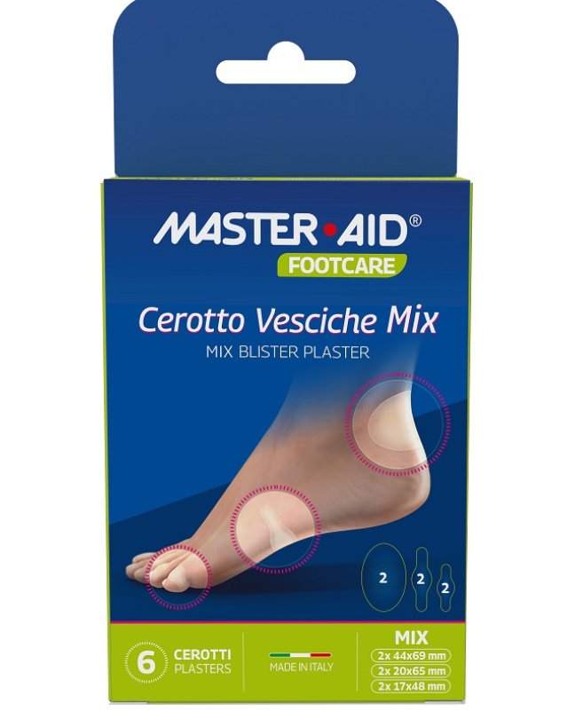 FOOTCARE Cer.Vesciche Mix 6pz FOOTCARE Cer.Vesciche Mix 6pz