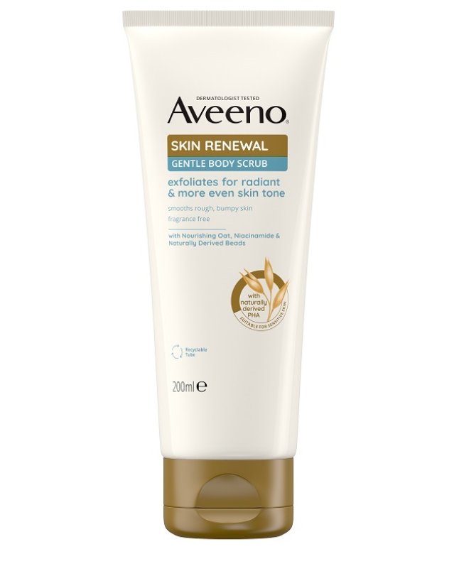 AVEENO SKIN RENEW BOD SCRU 200ML