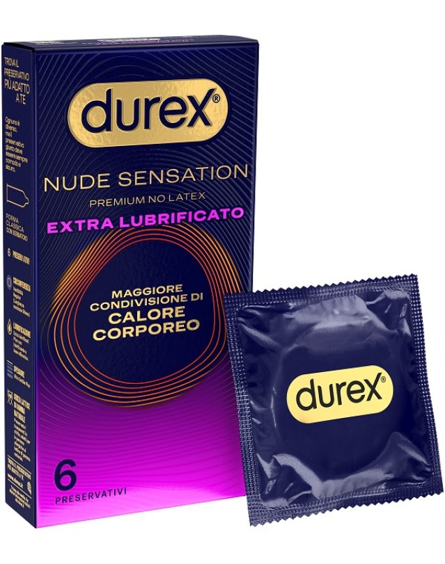 DUREX NUDE SENS REG EX LUBR6PZ DUREX NUDE SENS REG EX LUBR6PZ