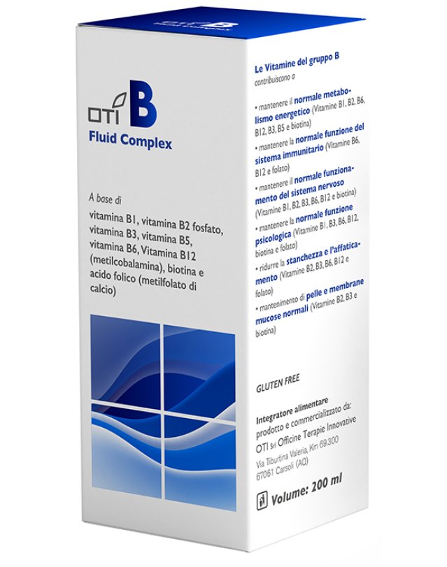 OTI B FLUID COMPLEX GTT 200ML
